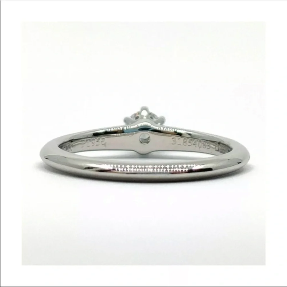 Tiffany & Co .20ct Solitaire Diamond Platinum Ring